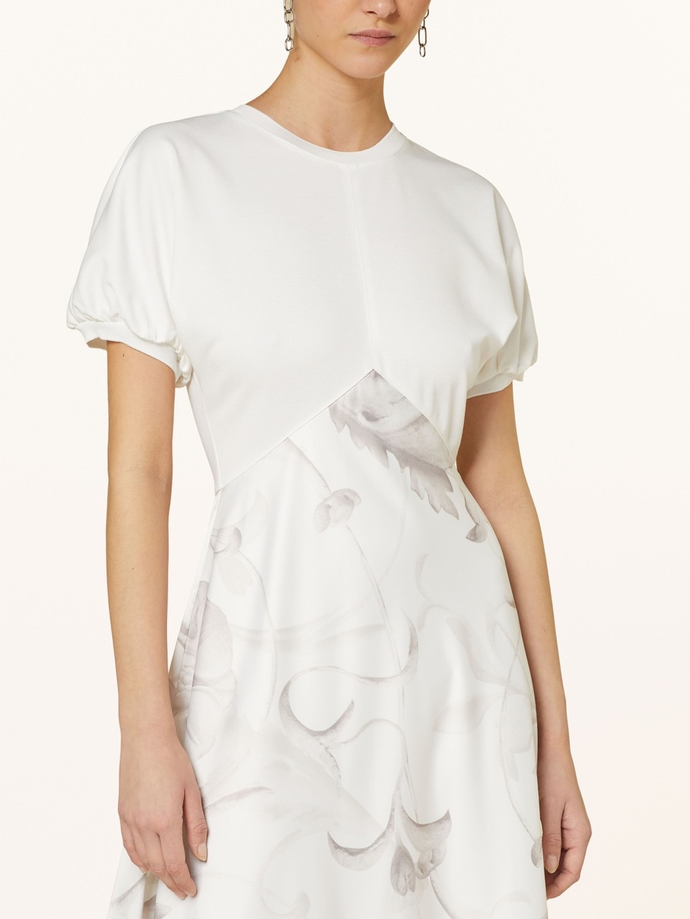 Ted Baker Magylee Midi Dress with Subtle Floral Print